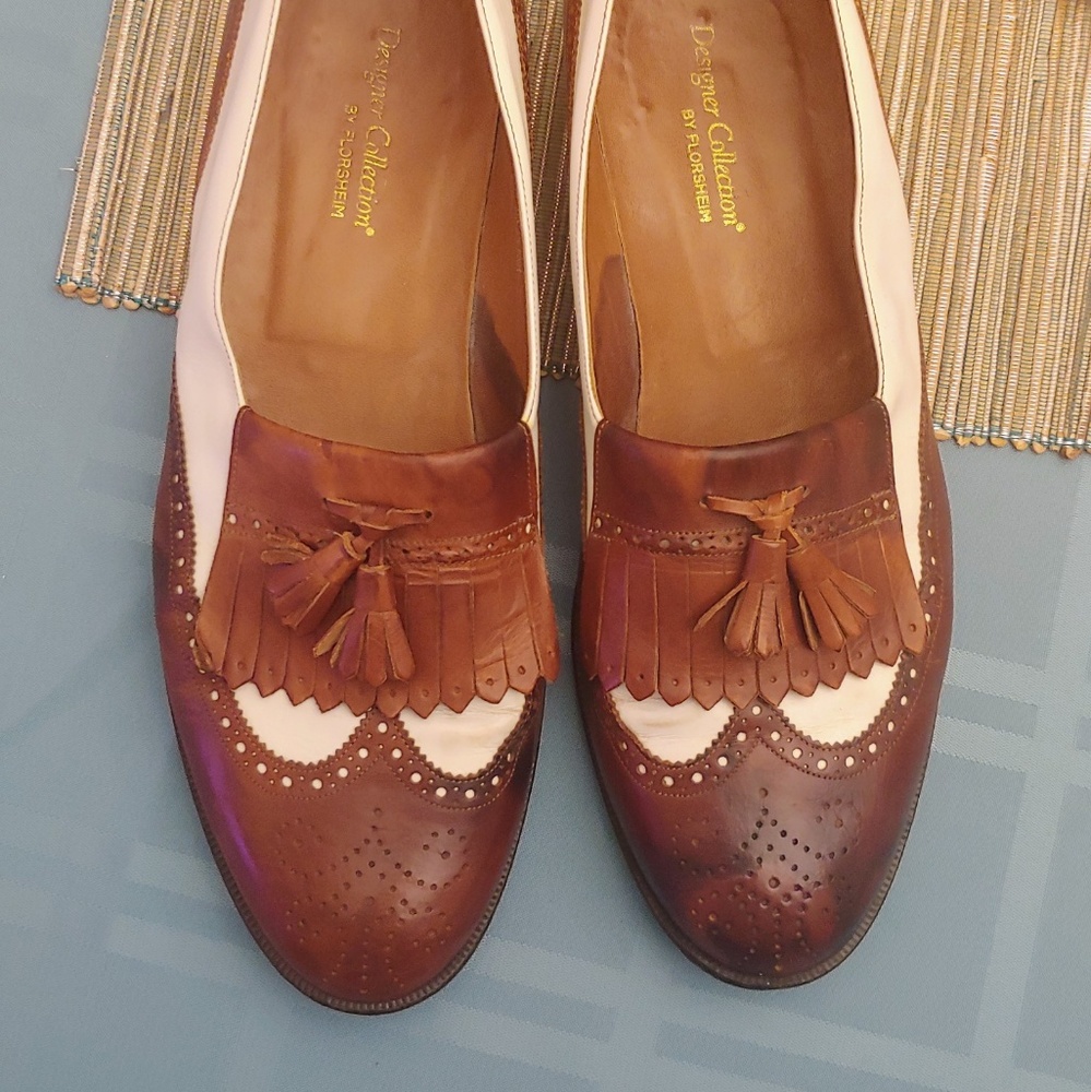 Designer Collection By Florsheim Wingtip 2 Tone